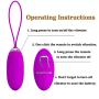 XISE Rechargeable Bullet Vibrator Wireless Remote Control Vibrating Love Egg Vibrators Adult Sex Toys Vibe for Women or Couples