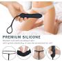 Vibrator Anal Dildo Plug with Penis Ring, Fidech 9 Speeds Silicone Rechargeable Waterproof Prostate Massager Sex Toy Butt Plug for Men, Women and Couples
