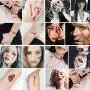 30 Sheets Halloween Scar Wound Tattoos Stickers Temporary Realistic Fake Face Blood Wound Stickers for Party Cos Play Costume Makeup Masquerade Vampire Zombies Party Supplies for Halloween Cosplay 30 Sheets Halloween Scar Wound Tattoos Stickers Temporary Realistic Fake Face Blood Wound Stickers for Party Cos Play Costume Makeup Masquerade Vampire Zombies Party Supplies for Halloween Cosplay