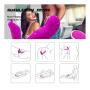 TONGNIAN Wearable GXXSpot Vibrántor with Wireless Remote Multi Frequency Modes USB Rechargeable Wearable Vibrant Toiy for Woman Silicone Quiet Vi-bration Portable