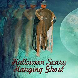 LessMo Halloween Hanging Ghost, Hanging Skeleton Pumpkin Grim Reapers in Horror Robe, for Best Halloween Hanging Decorations, Party, Haunted House Prop, Outdoor and Indoor, Garden, Lawn