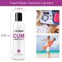 CLIMAX Cum Intimation Lube Water-based Cum-like Lubricant – 8 fl.oz - Personal Natural Lubricant for Couples Single Play Smooth and Slippery Long Lasting