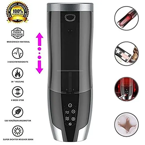 Intelligent Heating Male Masturbator Automatic Piston Heat Sex Machine Rechargeable Masturbation Cup Pussy 3D Real Vagina Sex Toys for Men Intelligent Heating Male Masturbator Automatic Piston Heat Sex Machine Rechargeable Masturbation Cup Pussy 3D Real Vagina Sex Toys for Men