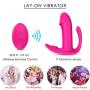 Remote Control Invisible Wearable G-Sport Vibrantor Silicone Waterproof Magnetic USB Rechargeable Powerful Butterfly-Massage for Women Couples(Hot Pink)