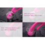 Wand Massager, Cordless Waterproof Massager for Body Muscles, Small Handheld Massager With 10 Powerful Modes, Quiet and Safe