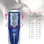 Urnight Male Masturbator Cup Electric Adult Sex Toys for Men Vibration Masturbation Simulated Vagina - 10 Frequency 10 Speed
