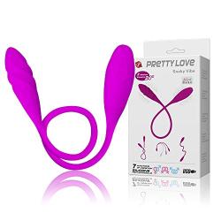 Kegel Balls Exercise Dual Action USB Charging Víbrátíng Electric Massager Double Heads Rechargeable Waterproof Silicone Víbrátór Fancy Toy for Women and Couples (Purple)