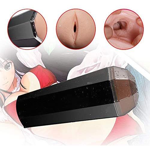 Abandship Male Masturbators Sex Toys Products with Cock Rings Penis Rings for Male Masturbation Cup for Men (7.9)