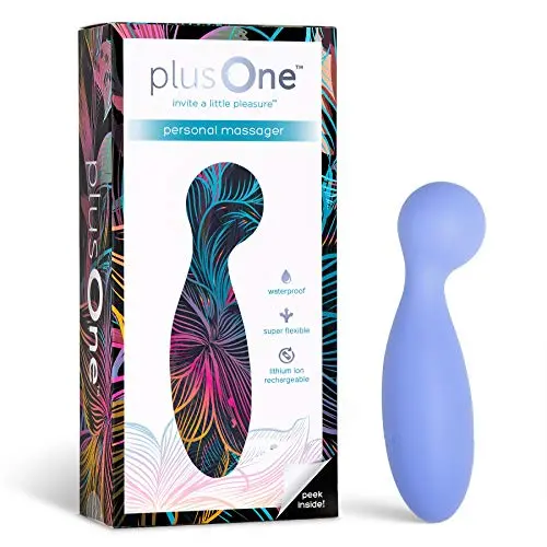 PlusOne Personal Massager, Premium Periwinkle, 5.8 Ounce PlusOne Personal Massager, Premium Periwinkle, 5.8 Ounce