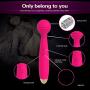 Happy Toys Max Massage AV Sticks Handheld Massagers Body Massager 10 Speed Vibration USB Rechargeable Waterproof Silicone Products Recovery Relaxation
