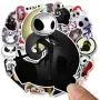 Nightmare Before Christmas and Tim Burtons Stickers| 50 PCS | Vinyl Waterproof Stickers for Laptop,Skateboard,Water Bottles,Computer,Phone, Halloween Theme,(Halloween-50PCS) Nightmare Before Christmas and Tim Burtons Stickers| 50 PCS | Vinyl Waterproof Stickers for Laptop,Skateboard,Water Bottles,Computer,Phone, Halloween Theme,(Halloween-50PCS)