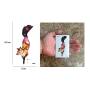 WYUEN 12 PCS Hummingbirds Temporary Tattoo Sticker for Women Men Fashion Body Art Adults Waterproof Hand Fake Tatoo 9.8X6cm (FW12-24)