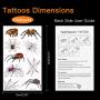 Konsait 86PCS Halloween Tattoos Spider Tattoos, Spider Web Spider Net Tattoos, Halloween Face Shoulder Arm Tattoo Stickers for Women Men Kids Boys Halloween Cosplay Accessories Konsait 86PCS Halloween Tattoos Spider Tattoos, Spider Web Spider Net Tattoos, Halloween Face Shoulder Arm Tattoo Stickers for Women Men Kids Boys Halloween Cosplay Accessories