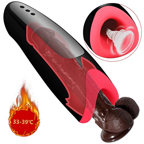 Electric Vǐbrǎting Piston Pocket Pũŝŝy Sùck Smart Cup Male Handsfree Mãstürbãtion Cup,Strong Suction Cup,Waterproof Design -Male Tshirt