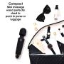 Vibe for Stress Relief and Sex Play - Handheld Massager Wand for Women - Cordless Compact Waterproof - Body Massage Tools - Sexual Magic Stick - Yoni Self Pleasure - Tantric Toy Box Vibrant Didlos