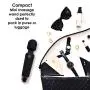 Vibe for Stress Relief and Sex Play - Handheld Massager Wand for Women - Cordless Compact Waterproof - Body Massage Tools - Sexual Magic Stick - Yoni Self Pleasure - Tantric Toy Box Vibrant Didlos