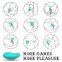 Liquid Silicone Couple G-spot Vibrator with Clitoris Stimulator,Oixgirl Remote Control Vaginal Anal Massager with Dual Motor & 10 Vibration Modes,Rechargeable Sex Toy for Women Solo or Couple Games