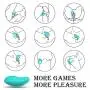 Liquid Silicone Couple G-spot Vibrator with Clitoris Stimulator,Oixgirl Remote Control Vaginal Anal Massager with Dual Motor & 10 Vibration Modes,Rechargeable Sex Toy for Women Solo or Couple Games