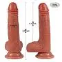 Dǐldo with Suction Cup for Women Hands Free Smooth Surfaces Real Pěnis Replica Massagěr Toyfor Both Vaginal and Anal Use
