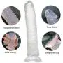 Anal Adult Sex Toys for Women G-Spot Realistic Jelly Dildo with Strong Suction Cup Flexible Penis Harness Compatible Confidential Shipment (Color : Clear) Anal Adult Sex Toys for Women G-Spot Realistic Jelly Dildo with Strong Suction Cup Flexible Penis Harness Compatible Confidential Shipment (Color : Clear)