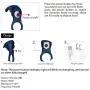 Vibrating Penis Ring Waterproof Rechargeable Rabbit Clitoris Stimulator Cock Ring Vibrator with 10 Speed Vibrations Sex Toy for Male Or Couples (Dark Blue) Vibrating Penis Ring Waterproof Rechargeable Rabbit Clitoris Stimulator Cock Ring Vibrator with 10 Speed Vibrations Sex Toy for Male Or Couples (Dark Blue)