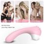 Wearable Patterns Nǐpple Sucker & ?lǐtorial Vágǐna Massager Multi Speed Víbrating & Sǜcking Personal Waterproof Stick and Líck Toy for Women Vibràntorfor Women