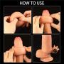 Vibrating Silicone Penis Extender Sleeve Penis Extension Extensions Vibrating Cock Ring Penis Ring Penis Pump Enlargement Pumps Hollow Strap on Dildo Strapon Harness