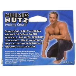 Pipedream Numb Nutz Prolong Cream, 0.5-Ounce