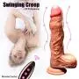 8.7 Inch Powerful Cordless Waterproof Thrusting Massager with 10 Automatic Modes and Suction Cup