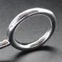 Anal Plug Cock Ring with Ball Metal Steel Hook Chrome Butt Anal Plug Cock Ring with Ball Metal Steel Hook Chrome Butt