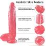 InvincibleFun Personal Body Relaxation Massager Ultra-Soft Body Safe Material PVC Waterproof and Easy to Clean Realistic Toy with Suction Cup for Hands-Free Play, 31 cm Portable Toys Enjoy