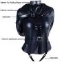 Sexy Leather Bondage Jacket Restraint Suit - Forced Binding Clothing Restriction Neck Sleeves Finger Binding Leather Body Harness Lockable Adjustable Adult Sex Toys Fetish Costume Sexy Leather Bondage Jacket Restraint Suit - Forced Binding Clothing Restriction Neck Sleeves Finger Binding Leather Body Harness Lockable Adjustable Adult Sex Toys Fetish Costume