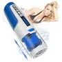 Silicóne Vaginà Male T Shirt Másterbrators Toy Réalistic Toy Hands Free Príme Real Pússy Déluxe Toy for Men Automatic Telescopic Aircràft Cùp Real Skin Feeling