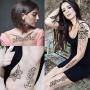 Yazhiji 8 sheets Extra Large Henna Mandala Temporary Tattoo Collection for Women and Girls Sexy Tattoo Stickers.