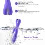 Utimi Rabbit vibrator for Women Rechargeable G Spot Vibrator Waterproof Clitoral Stimulator Sex Toy for Couples Purple