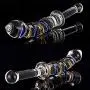 Medical-Grade Crystal Glass Huge Double Head Glass Stick for Women Men Back and All Over Body Deep Tissue Muscle Therapy Medical-Grade Crystal Glass Huge Double Head Glass Stick for Women Men Back and All Over Body Deep Tissue Muscle Therapy