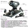 FREDORCH F2 Automatic Sex Machine Multispeed Adjustable Thrusting with 6 Dildo Retractable Gun Female Masturbation Pumping Gun for Women,Sex Products