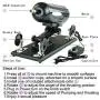 FREDORCH F2 Automatic Sex Machine Multispeed Adjustable Thrusting with 6 Dildo Retractable Gun Female Masturbation Pumping Gun for Women,Sex Products