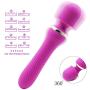Powerful Magnetic Massager USB Cable Gift Set with 10X Speed ​​Modes Rechargeable Weaterproof Rotating Design A Good Assistant for Your Life.(YL-Purple, Big)
