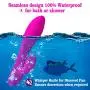 Rabbit Vibrator G Spot Vibrating Dildo Clitoral Massager Double Stimulation Wand Sex Toys for Women Couple Lesbian Waterproof USB Rechargeable Purple
