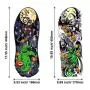 Konsait 12 Sheets Nightmare Before Christmas Large Full Arm Temporary Tattoos,Tumbler Tattoo, Temporary Sleeve Tattoos, Black Body Art Stickers Arm Tattoo For Kids Adults Halloween Party, Masquerade Konsait 12 Sheets Nightmare Before Christmas Large Full Arm Temporary Tattoos,Tumbler Tattoo, Temporary Sleeve Tattoos, Black Body Art Stickers Arm Tattoo For Kids Adults Halloween Party, Masquerade