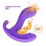 Exercise Massager with Heating with 7 Modes Speed, Whisper Quiet, Waterproof, Handheld, Cordless for Neck Shoulder Back Body Massage, Sports Recovery & Muscle Aches - Purple Mini Exercise Massager with Heating with 7 Modes Speed, Whisper Quiet, Waterproof, Handheld, Cordless for Neck Shoulder Back Body Massage, Sports Recovery & Muscle Aches - Purple Mini