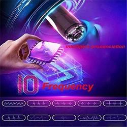 EnjoyFun- Male Automatic Piston Cup for Husband Male Couples Men Intelligent Sǔckǐng 310 Times/Min and 360° Rotating 10 Speed Electronic Massage Cup Males Toy