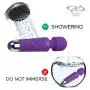 Wireless Wand - Waterproof Rechargeable for Body - Back Neck Sport Massage - Purple Travel Friendly - Multi Speed 8-10 Magic Vibrating Patterns - Personal Quiet… Wireless Wand - Waterproof Rechargeable for Body - Back Neck Sport Massage - Purple Travel Friendly - Multi Speed 8-10 Magic Vibrating Patterns - Personal Quiet…