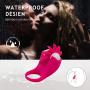 Tongue Ring Soft Silicon Vibrating Clock Ring Delay Lasting Enhance Lock Fine Rings for Men Time Delay Exercise