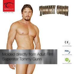 TOPCO SALES Tommy Gunn Be Him Cyberskin Penis Extension, Cock sleeve, Size and pleasure Enlager&Enhancer, Proven body-safe Stretchy Material, Ultra-soft, Water-based Lube Applicative for Men & Couple