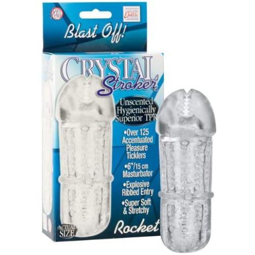 California Exotics Crystal Stroker Masturbator, Rocket