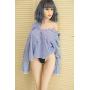 AZISEN 153cm Sex Doll Real Solid TPE Full Size Sex Toys for Men Lifelike Love Doll with Natural Skin