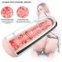 JSFQ Sex Realistic Mans Love Toy Sexy Underware for Man six Love Toy for Man Heating Telescopic Male Mâstubràtion Cup Love Toy T-Shirt Confidential Delivery