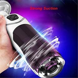 Jrtier- Sucking 310 Times/Min & 360° Rotating 10 Speed Electronic Males Massage Cup Intelligent Male Automatic Piston Cup for Husband Male Couples Men Toys